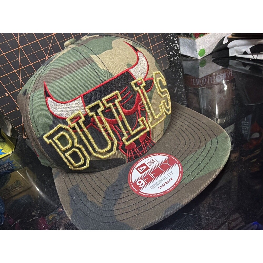 Chicago Bulls New Era 9FIFTY Original Fit Camo Windy City Snapback Hat NBA